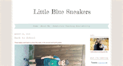 Desktop Screenshot of littlebluesneakers.com